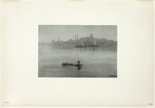 Nocturne, 1878, published 1887, James McNeill Whistler, American, 1834-1903, United States,