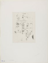 Victoria Club, 1879, published 1887, James McNeill Whistler, American, 1834-1903, United States,