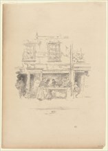 Maunder’s Fish Shop, Chelsea, 1890, James McNeill Whistler, American, 1834-1903, United States,