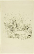 The Garden, 1891, James McNeill Whistler, American, 1834-1903, United States, Transfer lithograph