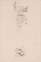 Two Trial Sketches: A. Grande Rue, Dieppe, B. An Interior, probably 1891, printed posthumously,