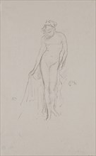 Nude Model, Standing, probably 1891, James McNeill Whistler, American, 1834-1903, United States,