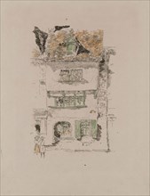 Yellow House, Lannion, 1893, James McNeill Whistler, American, 1834-1903, United States, Transfer