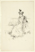 A Lady Seated, 1893, James McNeill Whistler, American, 1834-1903, United States, Lithograph, in