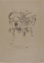 The Long Gallery, Louvre, 1894, James McNeill Whistler, American, 1834-1903, United States,
