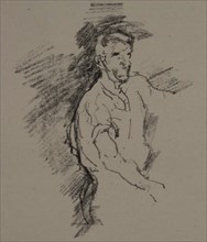 Sketch of a Blacksmith, 1895, James McNeill Whistler, American, 1834-1903, United States, Transfer