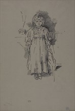 Little Evelyn, 1896, James McNeill Whistler, American, 1834-1903, United States, Transfer