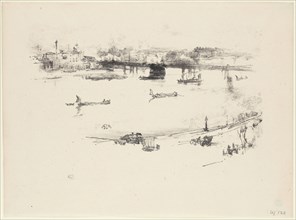 Charing Cross Railway Bridge, 1896, James McNeill Whistler, American, 1834-1903, United States,