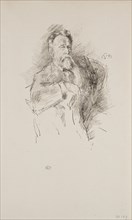 Sketch of William E. Henley, 1896, James McNeill Whistler, American, 1834-1903, United States,