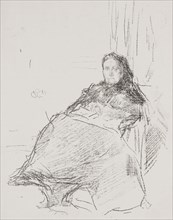 Portrait Study: Mrs. Philip, No. 2, 1897, James McNeill Whistler, American, 1834-1903, United