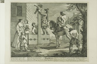 Hudibras Triumphant, plate four from Hudibras, February 1725/26, William Hogarth, English,