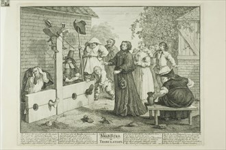 Hudibras in Tribulation, plate six from Hudibras, February 1725/26, William Hogarth, English,