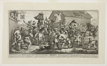Hudibras and the Skimmington, plate seven from Hudibras, February 1725/26, William Hogarth,