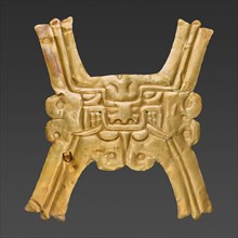 Gold Pectoral with Zoomorphic Face, c. 500 B.C., Chavín, North coast, Peru, North Coast, Gold, 27.9