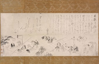 Group Pilgrimage to the Jizo Nun, 1755/65, Ike Taiga, Japanese, 1723-1776, Japan, Hanging scroll,