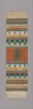 Ceremonial Shawl (Kata), Ming dynasty (1368–1644), 15th/16th century, China, silk, bands of satin