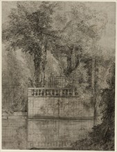 Lattice Work and Reflecting Pool at Arcueil, 1744/47, Jean-Baptiste Oudry, French, 1686-1755,