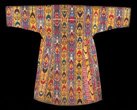 Woman’s Robe, 1840s/60s, Uzbekistan, Bukhara, Uzbekistan, Silk and cotton, plain weave,