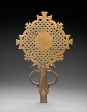Cross, Mid–/late 15th century, Central Ethiopia, Eastern and Southern Africa, Ethiopia, Copper,