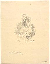 Stéphane Mallarmé, 1892, James McNeill Whistler, American, 1834-1903, United States, Lithograph on