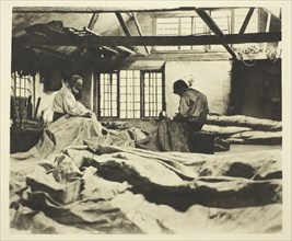 In a Sail-Loft, 1887, Peter Henry Emerson, English, born Cuba, 1856–1936, England, Photoetching, pl