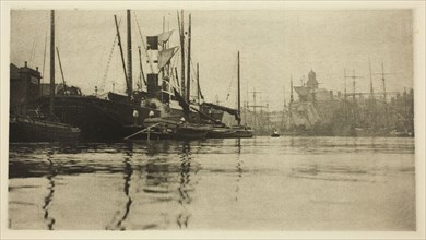 In Harbour, 1887, Peter Henry Emerson, English, born Cuba, 1856–1936, England, Photoetching, pl.