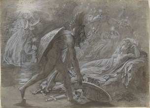 Fingal Mourning Over the Body of Malvina, from Ossian’s Berrathon, c. 1810, Anne-Louis Girodet de