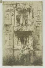 Balcony, Amsterdam, 1889, James McNeill Whistler, American, 1834-1903, United States, Etching and