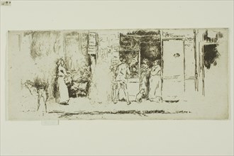 Newspaper-Stall, Rue de Seine, 1893, James McNeill Whistler, American, 1834-1903, United States,