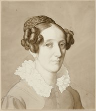 Portrait of a Woman, 1821, Julius Schnorr von Carolsfeld, German, 1794-1872, Germany, Brush and