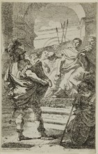Fabius Maximus Before the Carthaginensis Senate, 1763/64, Jean Honoré Fragonard (French,