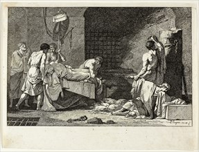 Devotion of Cimon or Funeral of Miltiade, 1782, Jean François Pierre Peyron, French, 1744-1815,