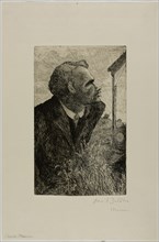 Portrait of François Claudius Ravachol, c. 1892–94, Charles Maurin, French, 1856-1914, France,