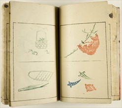 Keisai soga (Sketches of Keisai), one vol. of 5, 19th century, Kitao Masayoshi (Kuwagata Keisai),