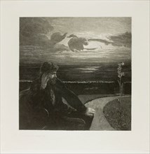 Night, from On Death Part I, 1888–89, Max Klinger, German, 1857-1920, Germany, Etching, aquatint