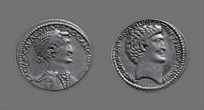 Tetradrachm (Coin) Portraying Queen Cleopatra VII, 37/33 BC, issued by Mark Antony, Greco-Roman,