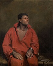 The Captive Slave, 1827, John Philip Simpson, English, 1782–1847, Oil on canvas, 127 × 101.5 cm (50