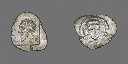 Stater (Coin) Portraying Mithrapata, 380/375 BC, Greek, Lycia, Asia Minor, Anatolia, Silver, Diam.