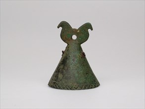 Bell, Geometric Period (800–600 BC), Greek, Thessaly, Greece, Bronze, 4.0 × 3.1 × 3.1cm (1 5/8 × 1