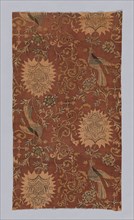 Sarasa, Edo period (1615–1868), probably 18th century, Japan, Cotton, plain weave, stenciled,