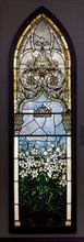 Lilies (Corey Memorial Window), 1892/95, Tiffany Glass and Decorating Company, American, 1892–1902,