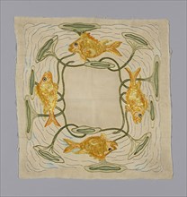 Pillow Cover, c. 1890, Possibly England, England, Cotton, warp-float faced 'S' twill weave,