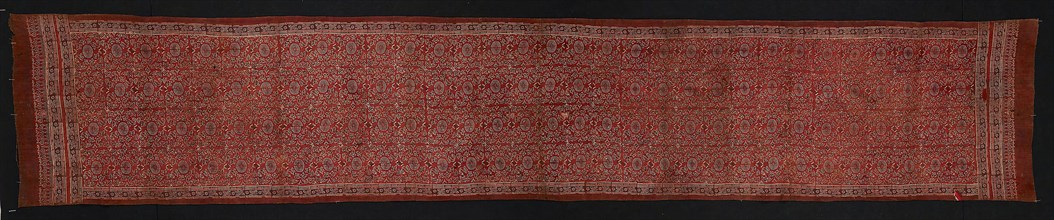 Ceremonial Cloth (Sacred Heirloom Textile), Possibly 15th/16th century, India, Gujarat, India,