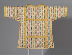 Dalmatic, Mid–19th century, England, possibly Nottingham, Nottingham, Wool, plain weave, glazed and