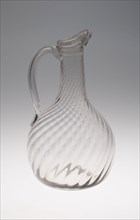 Carafe, 18th century, Possibly Normandy, France, Glass, non-lead, H. 26.4 cm (10 3/8 in.)