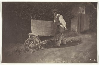 Male Peasant with Wheelbarrow, 1870, Giraudon’s Artist, French, active c. 1875–1880, France,