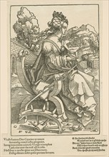 Saint Catherine, 1505/07, Hans Baldung Grien, German, c. 1480-1545, Germany, Woodcut in black with