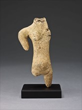 Partial Figure of a Pregnant Women, c. 1000–300 B.C., Japan, Earthenware, 14.7 × 6.9 × 3.8 cm (5