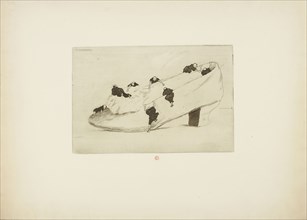 The Assault of the Shoe, 1888, Henri Charles Guérard, French, 1846-1897, France, Etching, with open