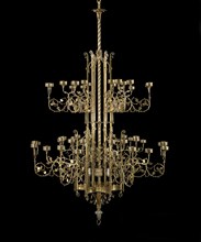 Chandelier, 1852, England, Augustus Welby Northmore Pugin (English, 1812-1852), Manufactured by